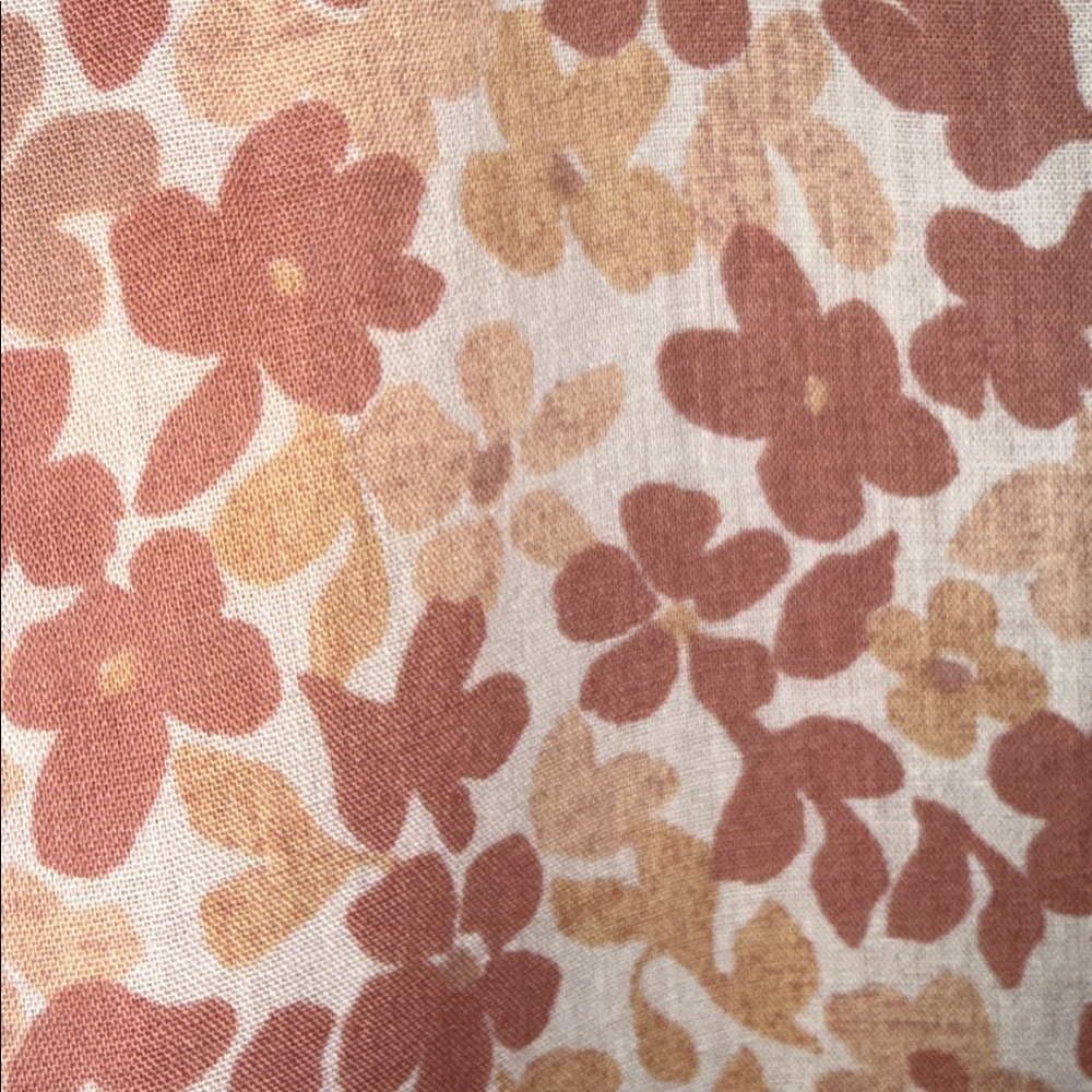 Faherty Mira Sleeveless Cotton Maxi Dress Blush Pink Figueroa Floral Size S - Picture 5 of 5